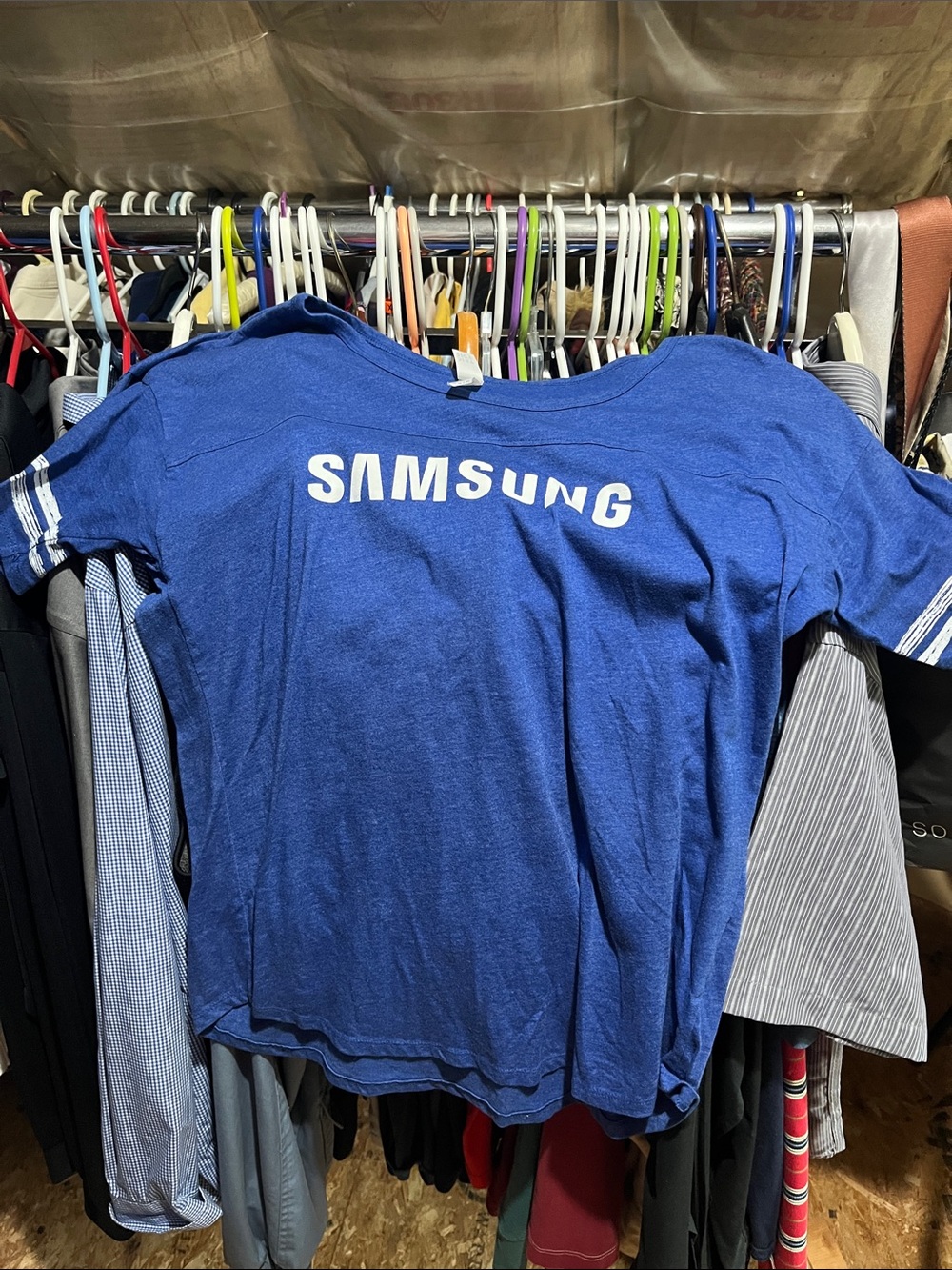 Samsung Royal Blue Logo T‑Shirt
